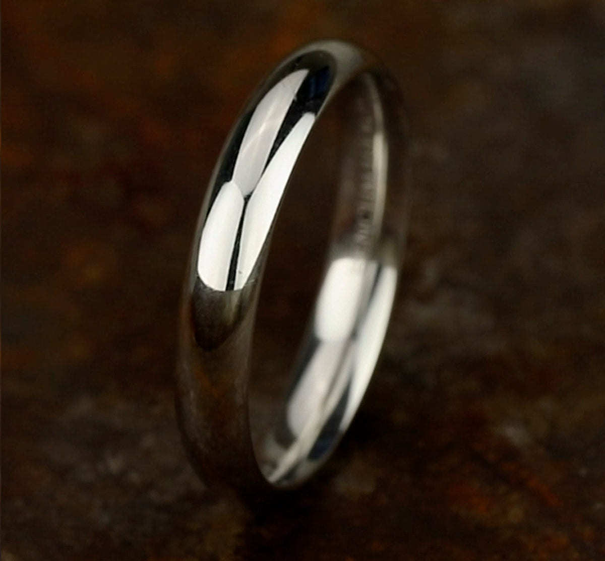 High Dome Comfort Fit - 14K White Gold - image 4