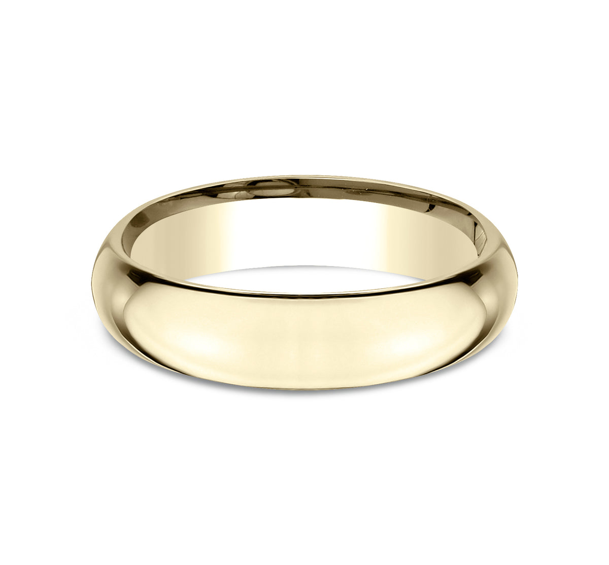 High Dome Comfort Fit - 14K Yellow Gold - image 3