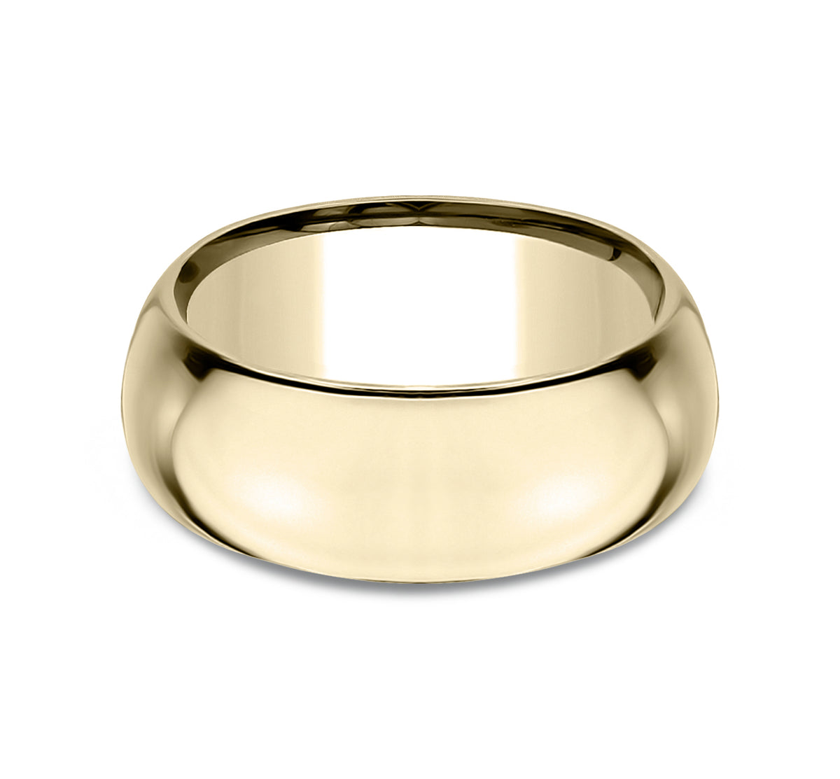 HIGH DOME COMFORT FIT - 14K Yellow Gold - image 3