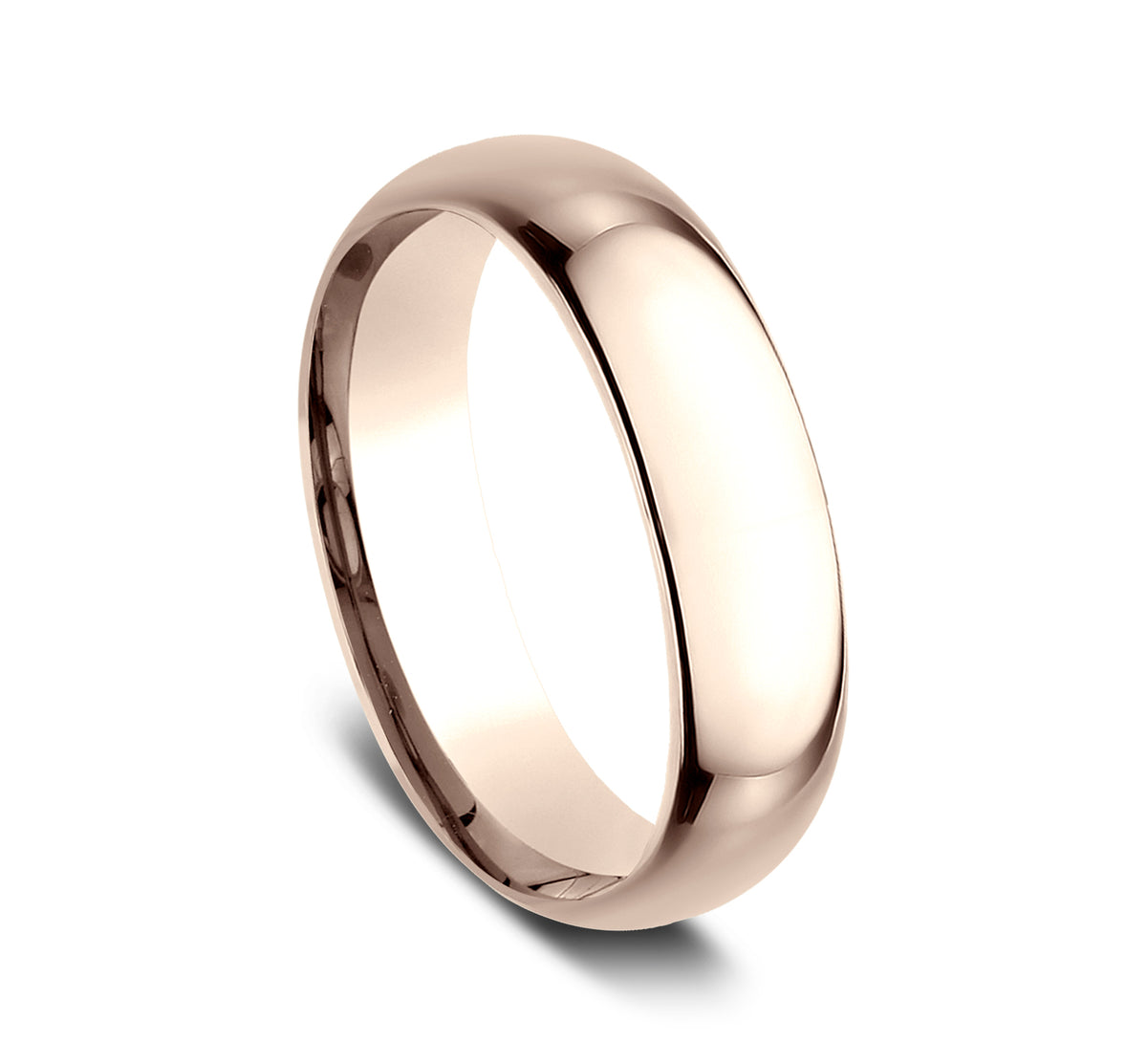 Regular Dome Comfort Fit - 14K Rose Gold - image 2