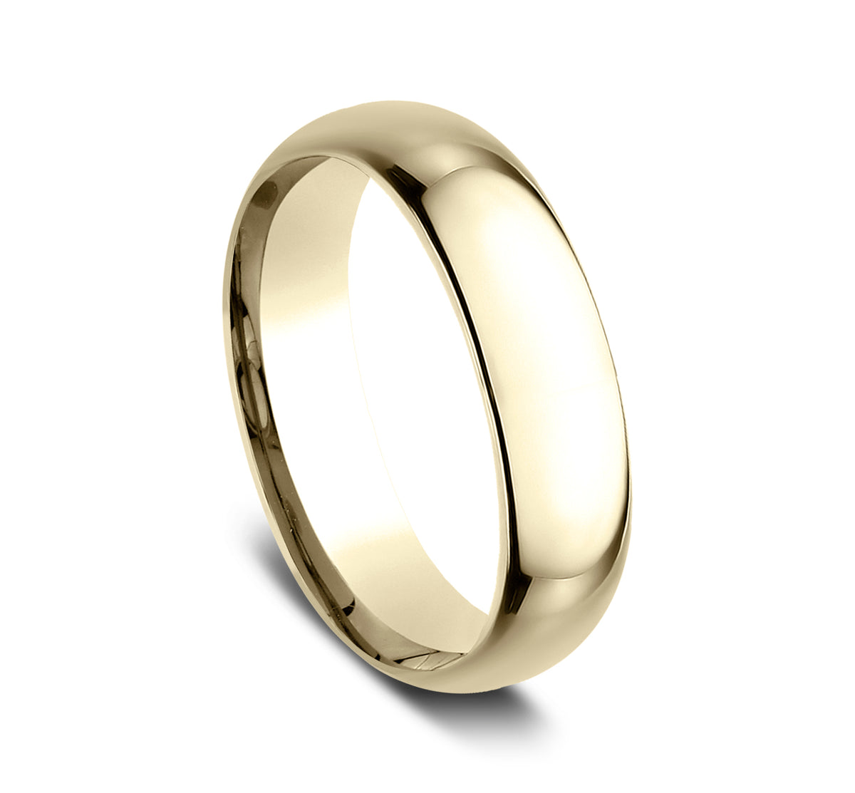 Regular Dome Comfort Fit - 14K Yellow Gold - image 2