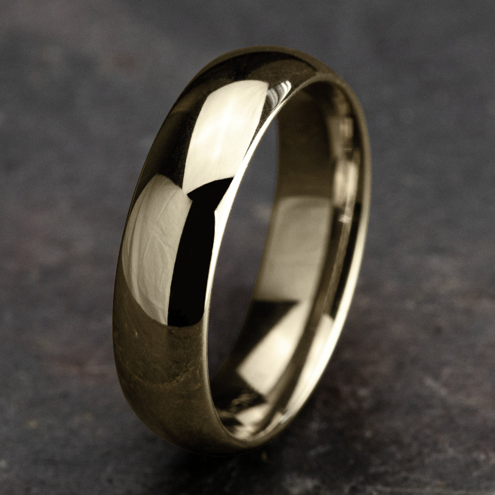 Regular Dome Comfort Fit - 14K Yellow Gold - image 4