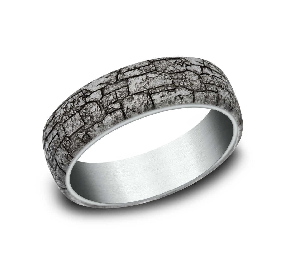 THE TROY - 14K White Gold / Grey Tantalum