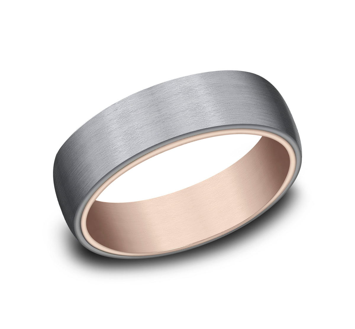 THE BARON - 14K Rose Gold / Grey Tantalum