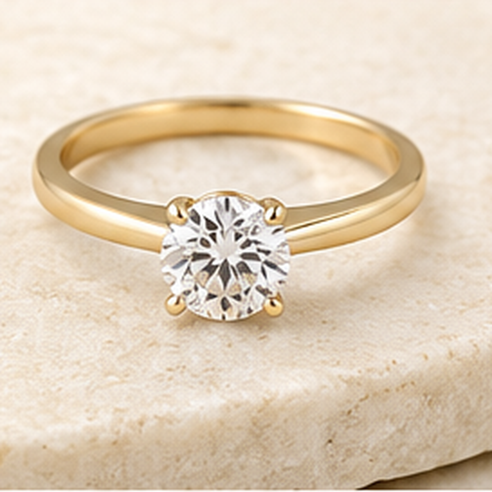 Classic Round Solitaire Ring