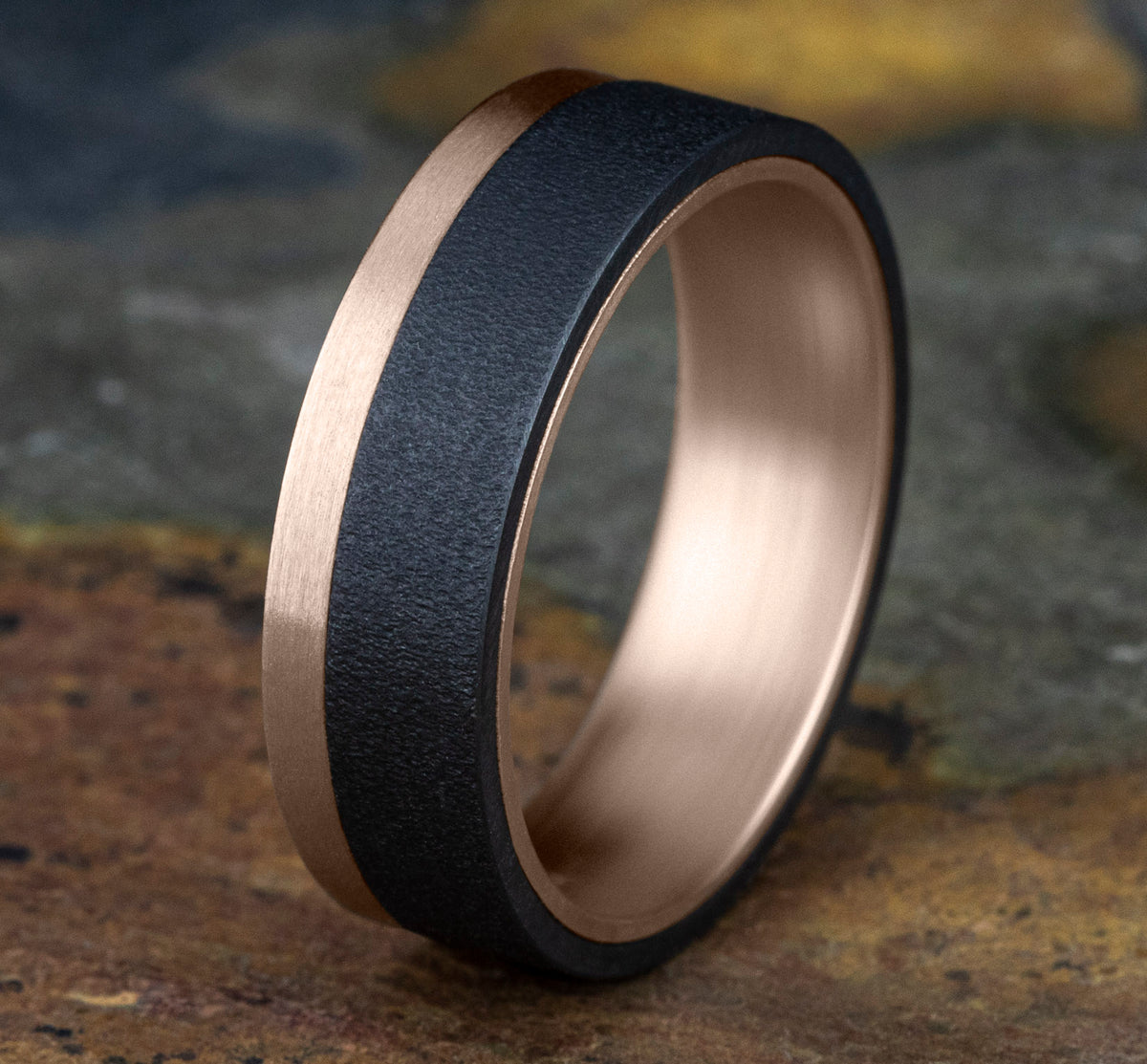THE GAUGE - 14K Rose Gold / Darkened Tantlaum - image 4