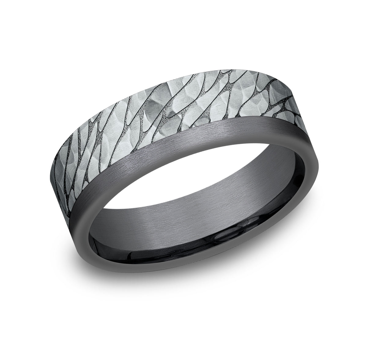 THE CASPIAN - Darkened Tantlaum / 14K White Gold