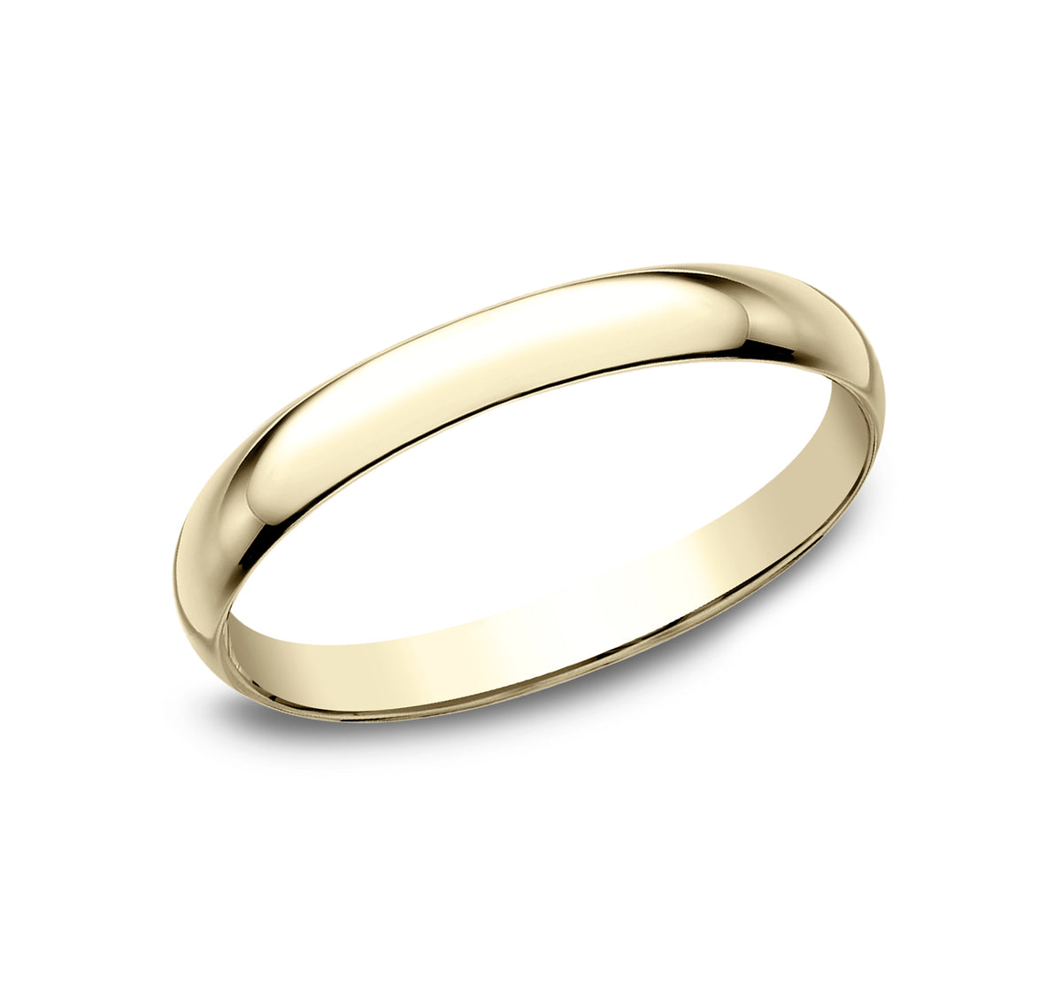 Regular Dome Classic Fit - 14K Yellow Gold
