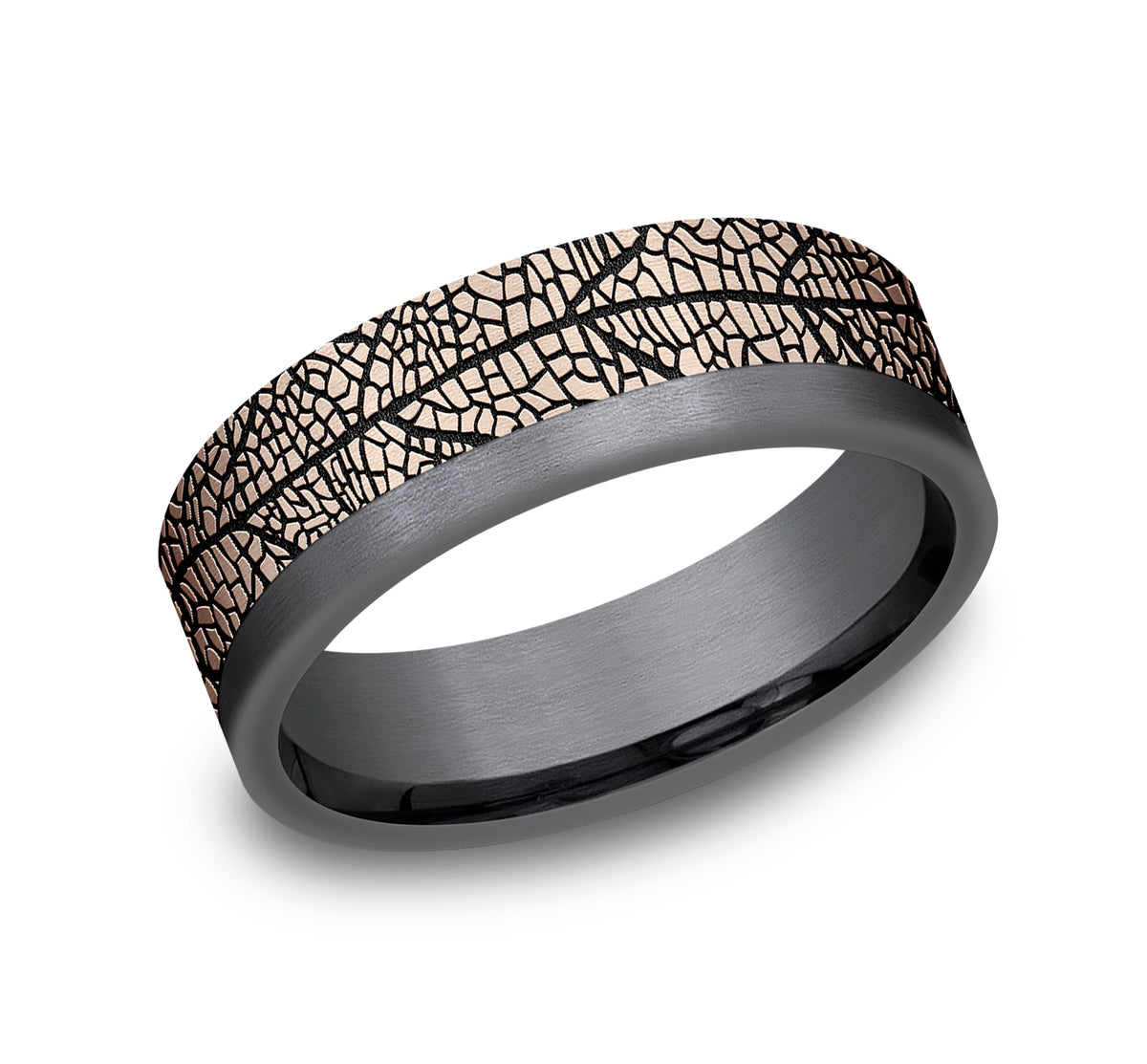 THE OZARK - 14K Rose Gold / Darkened Tantalum