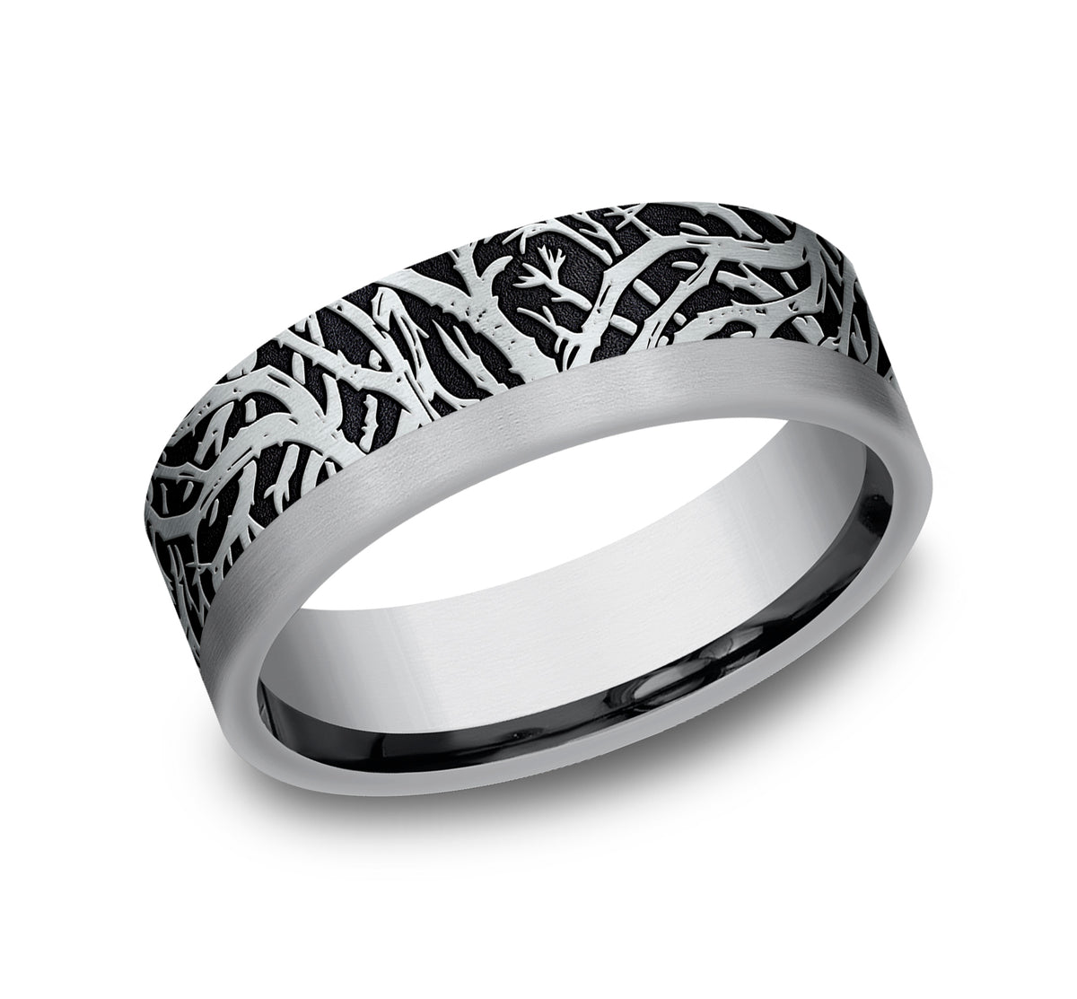 THE GUNNISON - 14K White Gold / Grey Tantalum