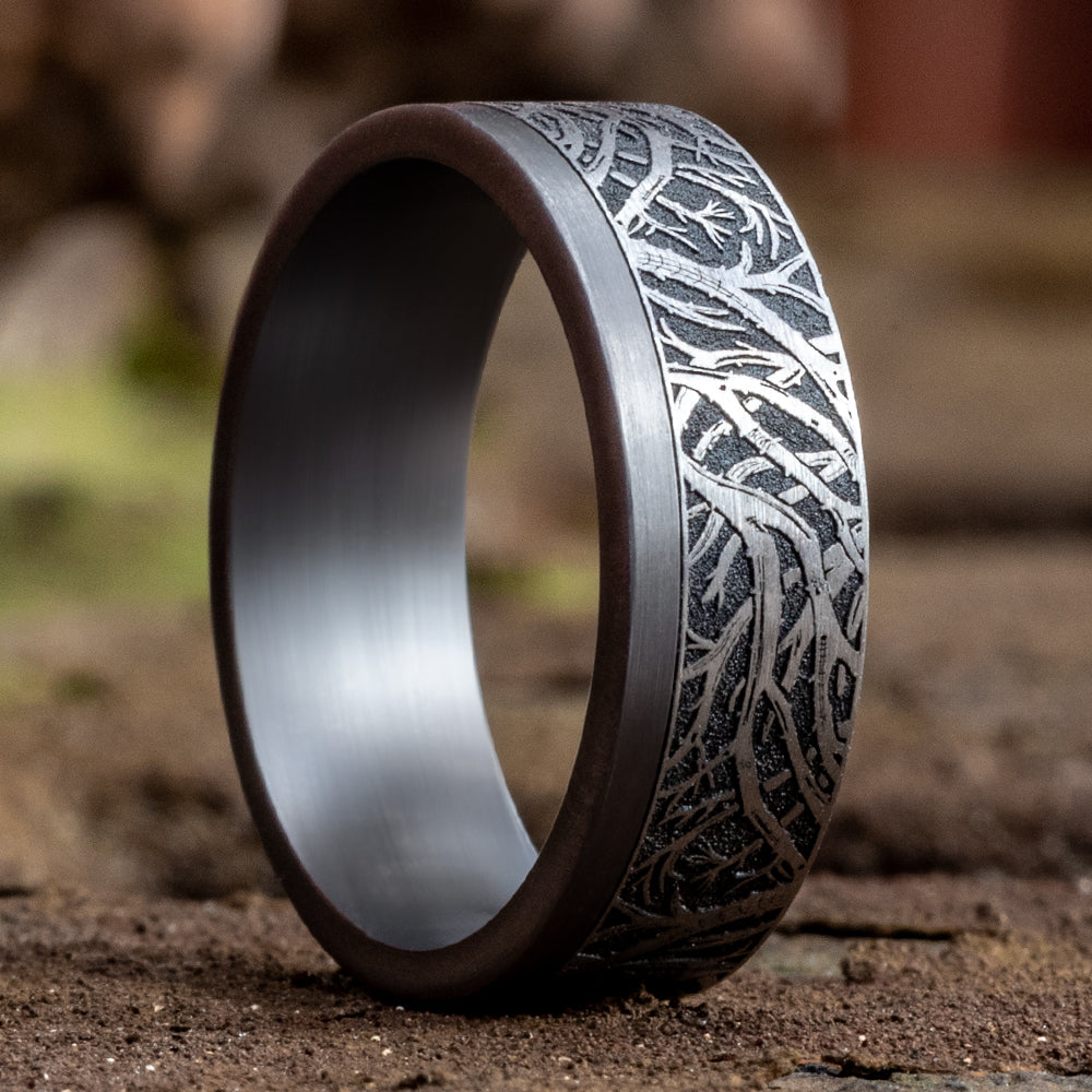 THE GUNNISON - 14K White Gold / Grey Tantalum - image 4