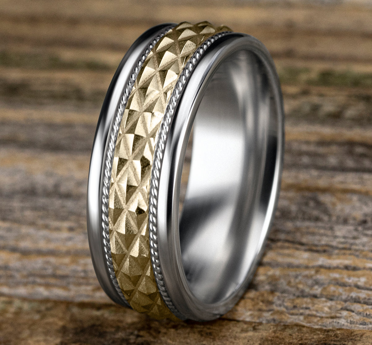 THE GIZA - 14K White / Yellow Gold - image 4