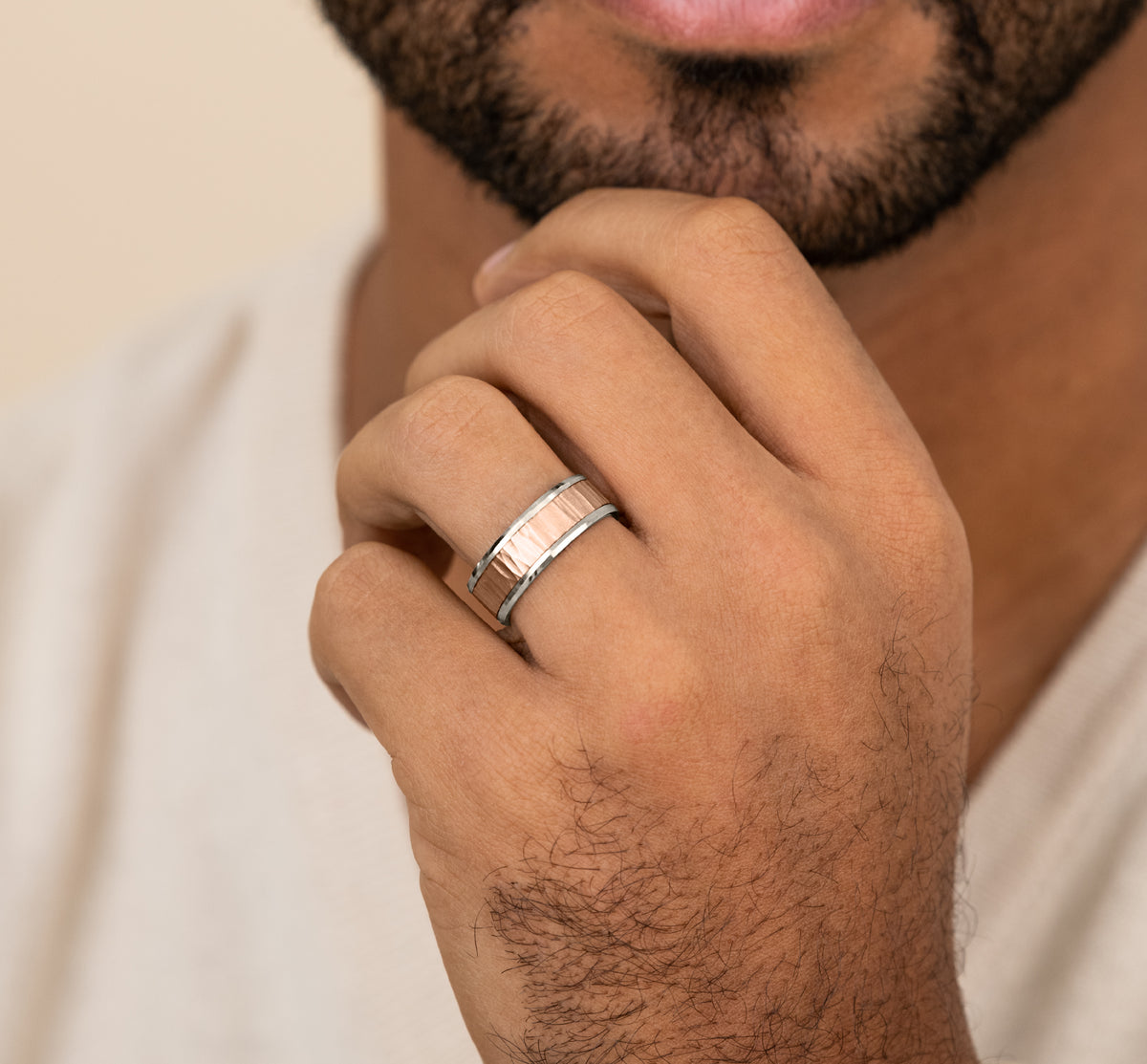 THE EXCAVATOR - 14K White / Rose Gold - image 5