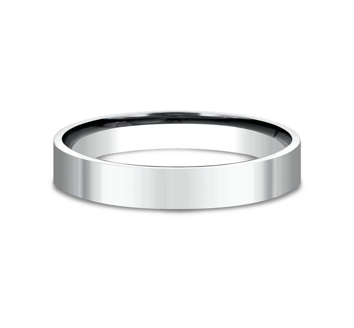 Flat Comfort Fit - 14K White Gold - image 3