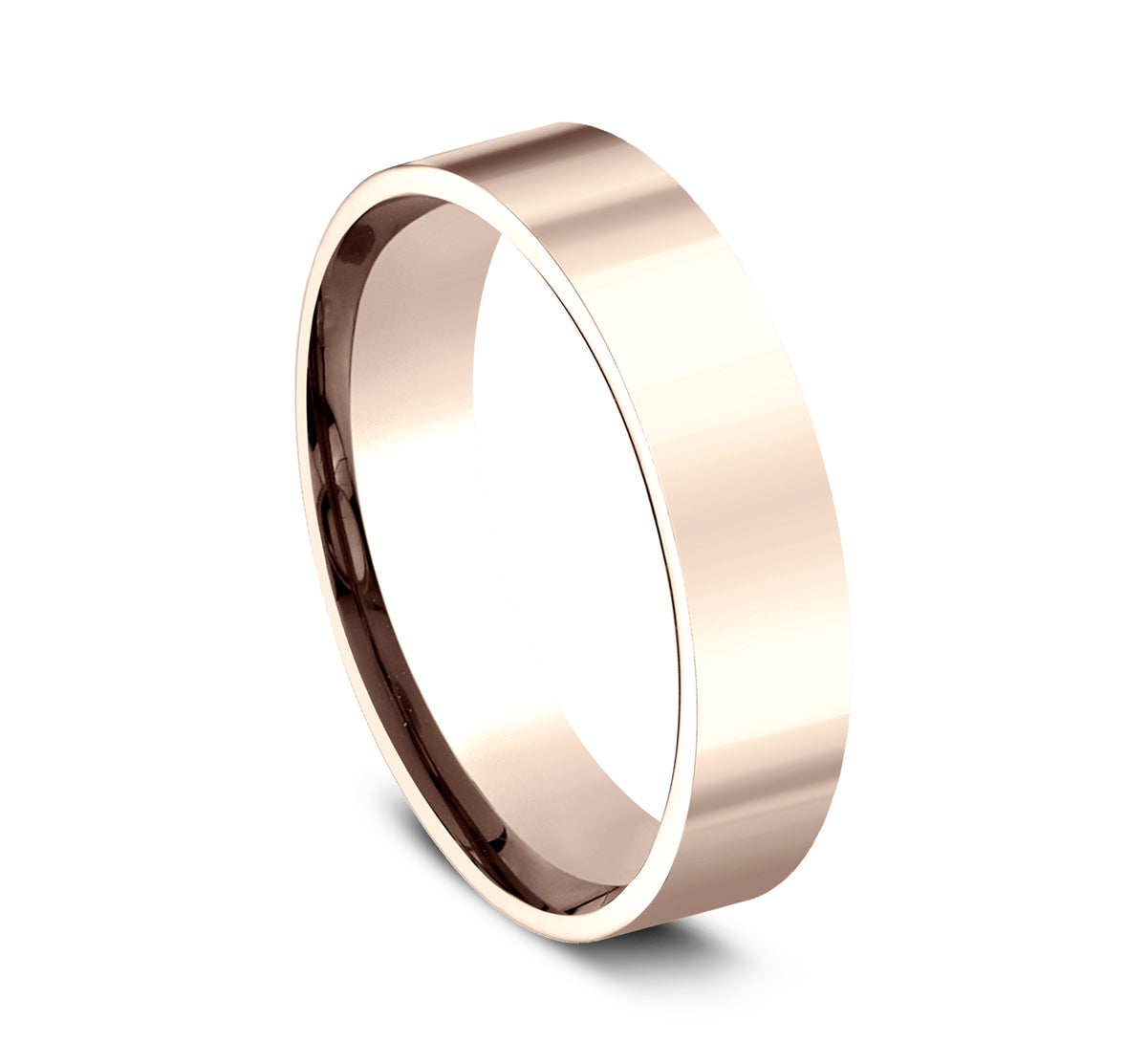 Flat Comfort Fit - 14K Rose Gold - image 2