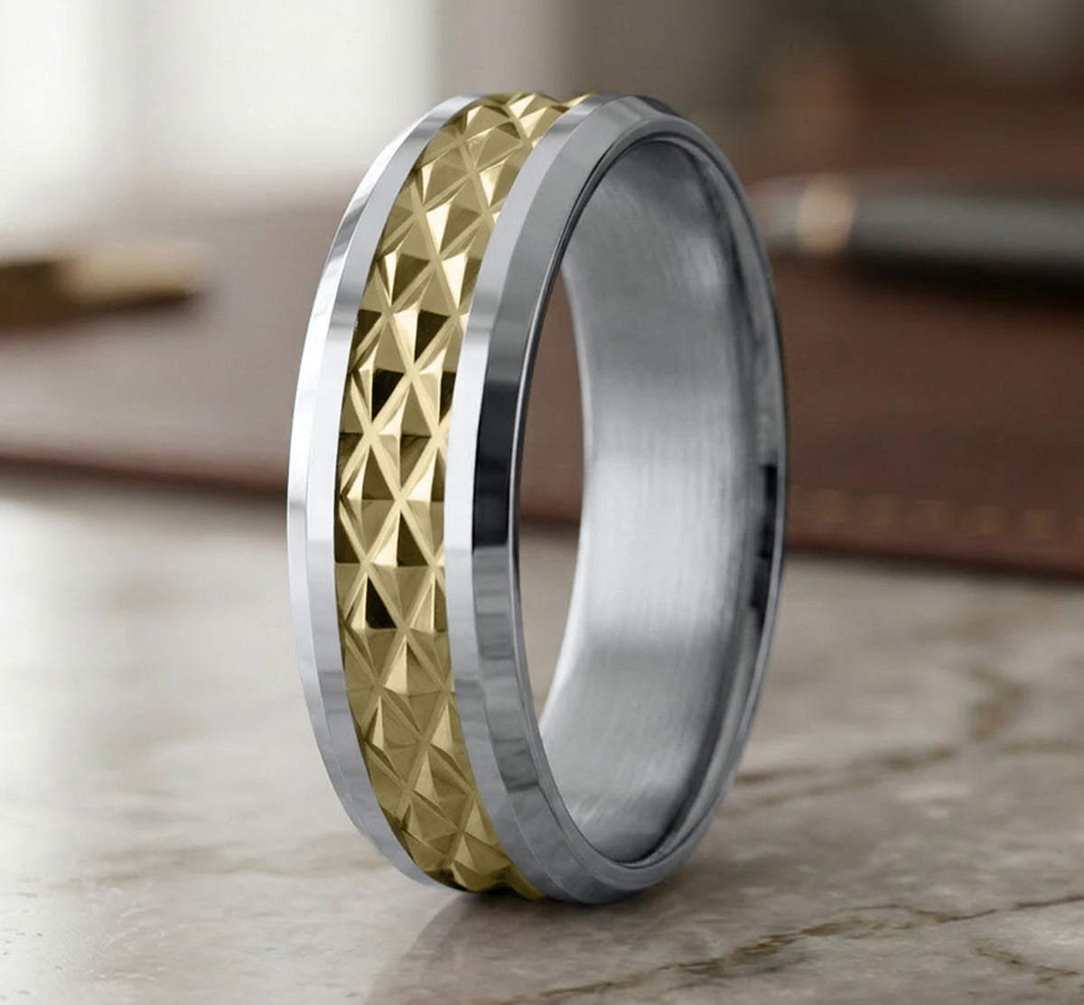 THE LUXOR - 14K White / Yellow Gold - image 4