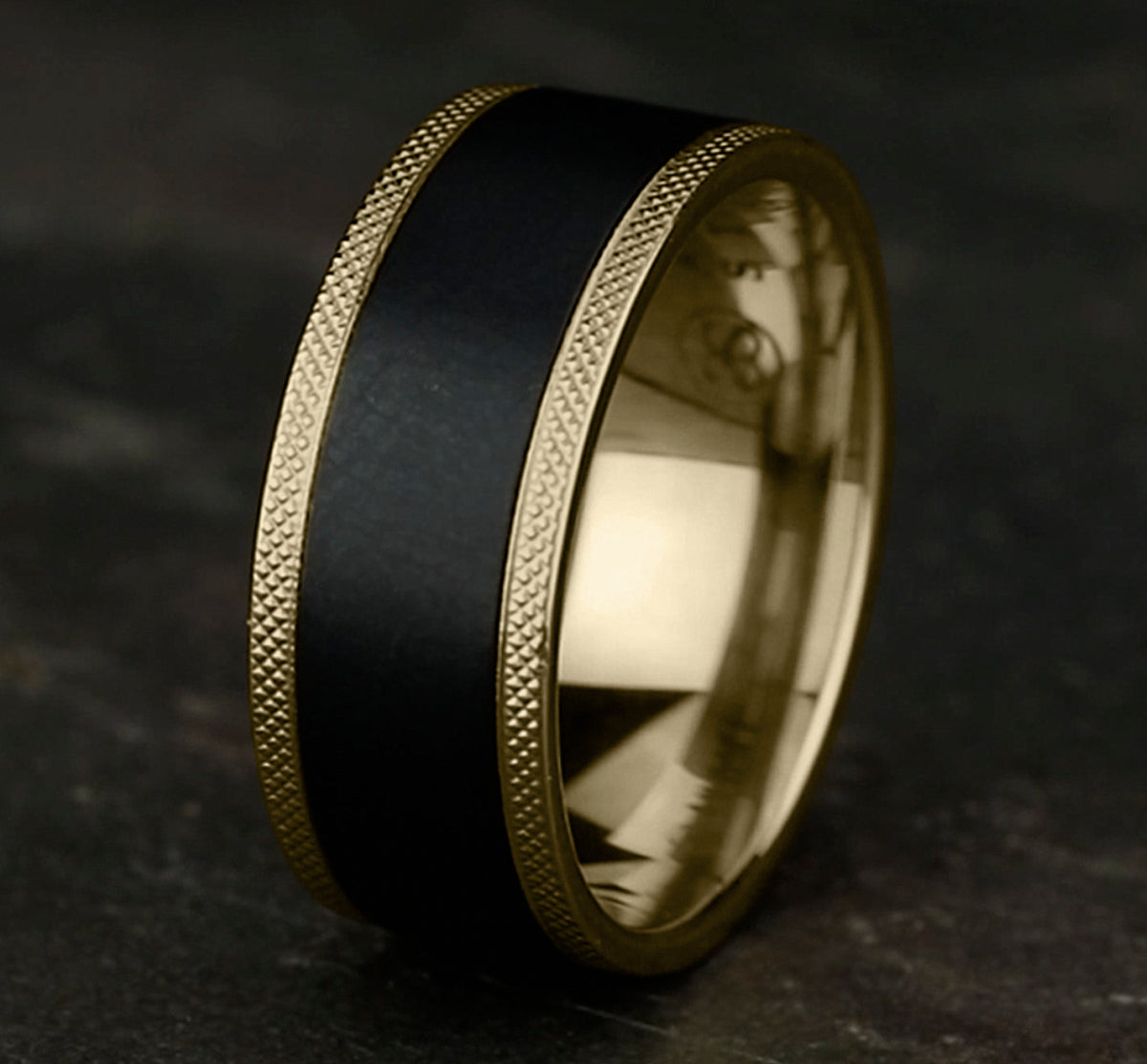 THE ROGUE - 14K Yellow Gold / Black Titanium - image 4