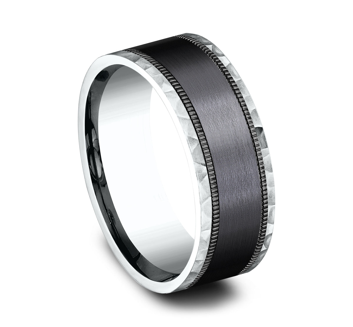 THE DENVER - 14K White Gold / Black Titanium - image 2