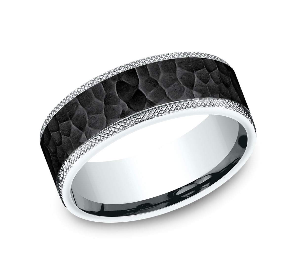 THE GRIFFIN - 14K White Gold / Black Titanium