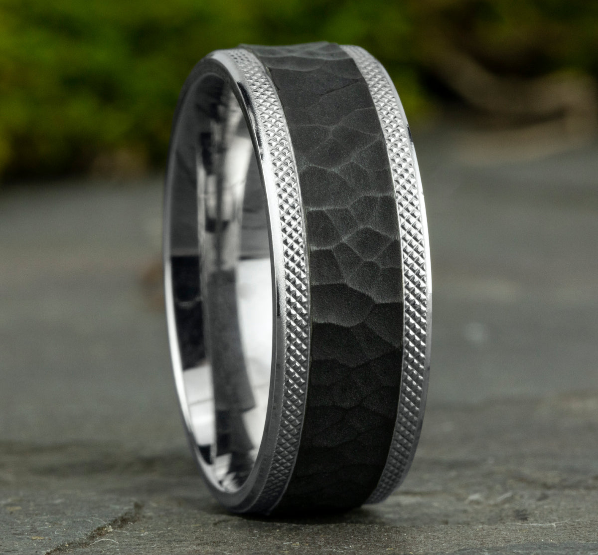 THE GRIFFIN - 14K White Gold / Black Titanium - image 4
