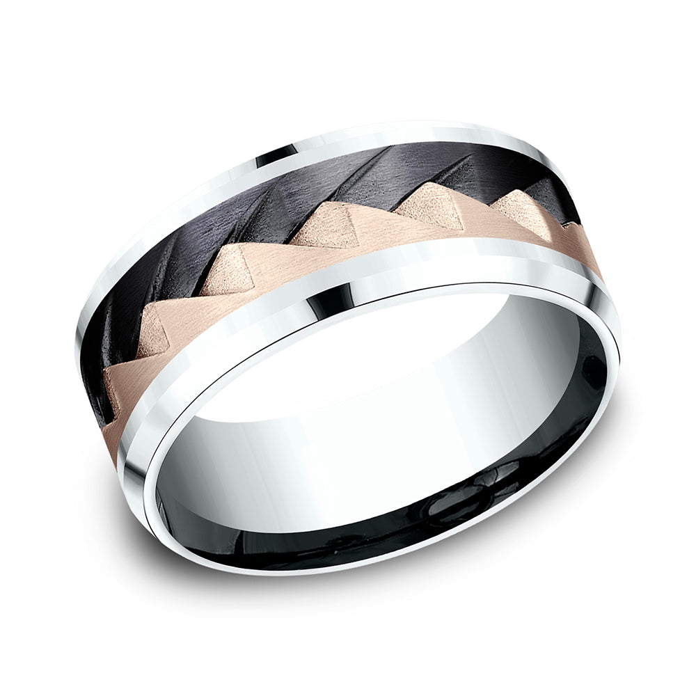 THE RANGE - 14K White / Rose Gold / Black Titanium