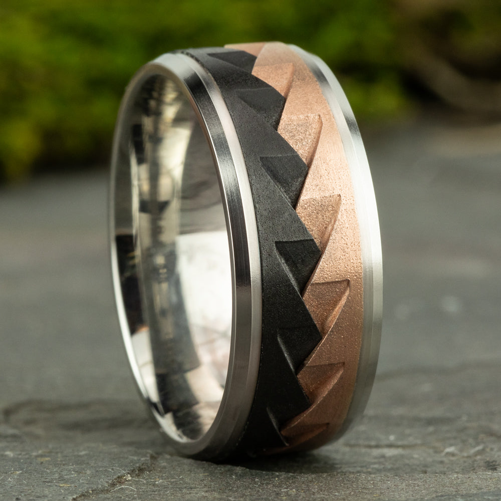 THE RANGE - 14K White / Rose Gold / Black Titanium - image 4