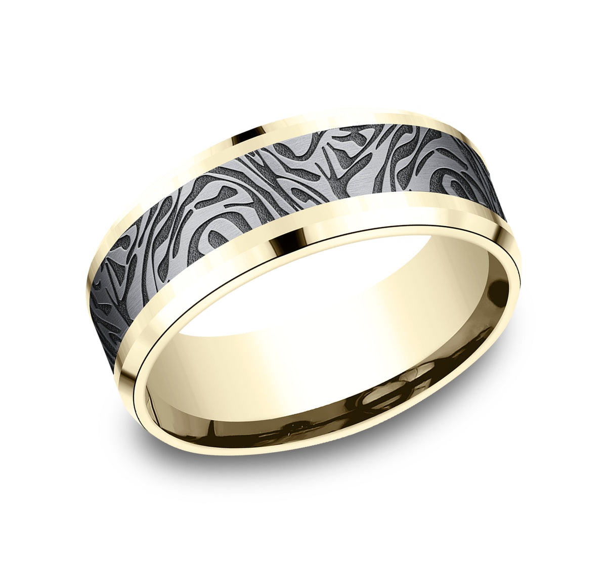 THE KATANA - 14K Yellow Gold / Grey Tantalum