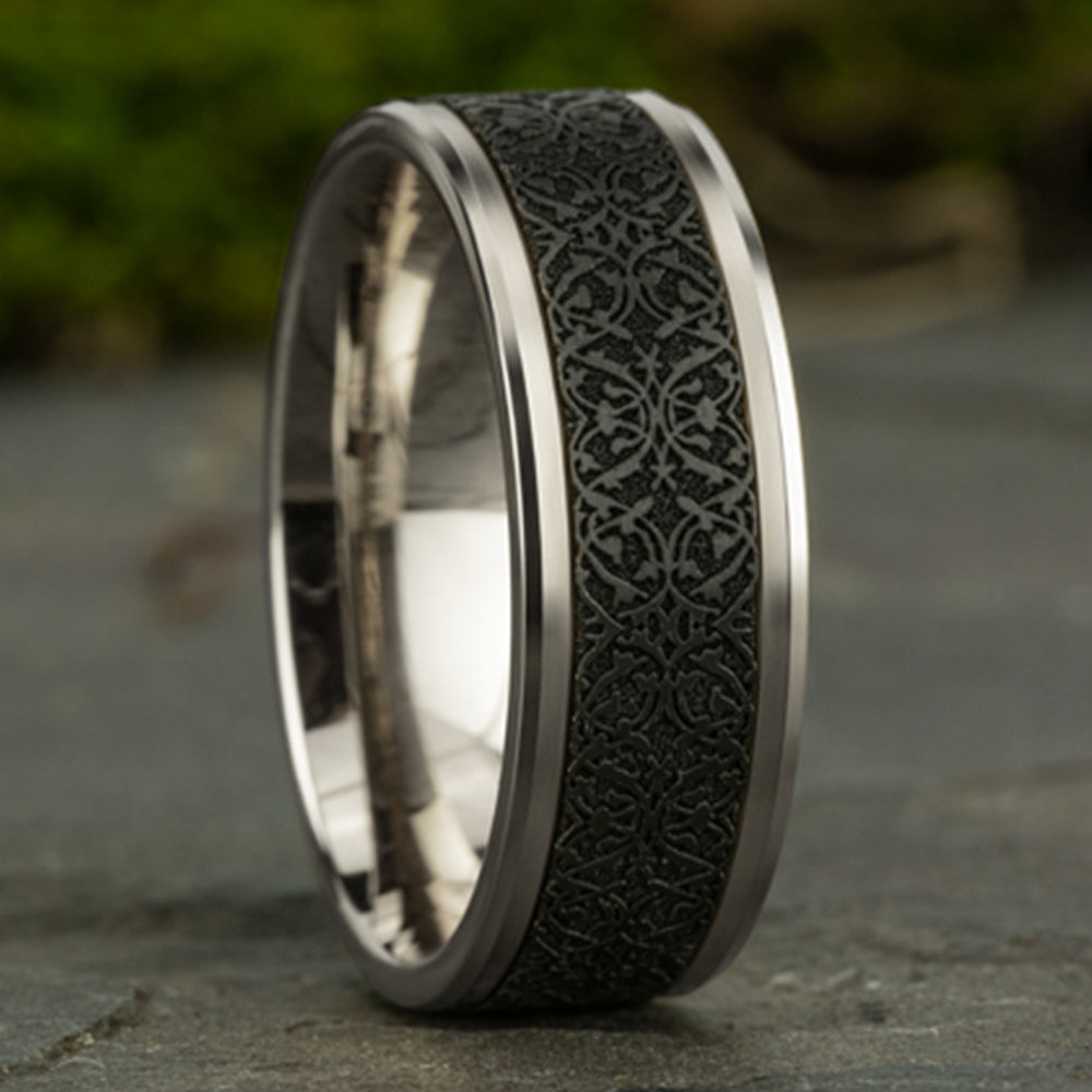 THE CONQUERER - 14K White Gold / Black Titanium - image 4