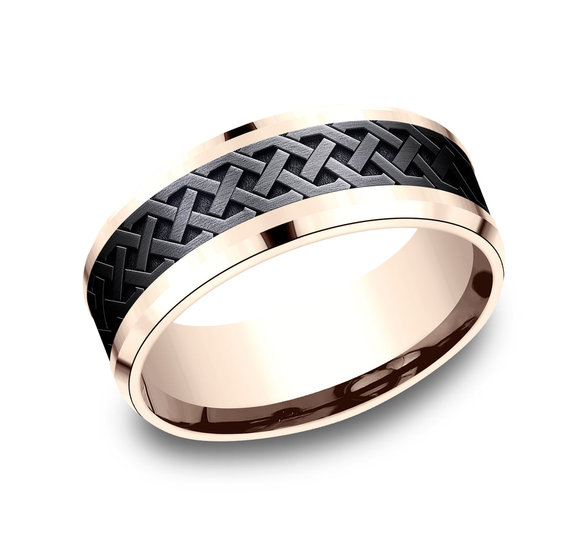THE ADARE - 14K Rose Gold / Black Titanium