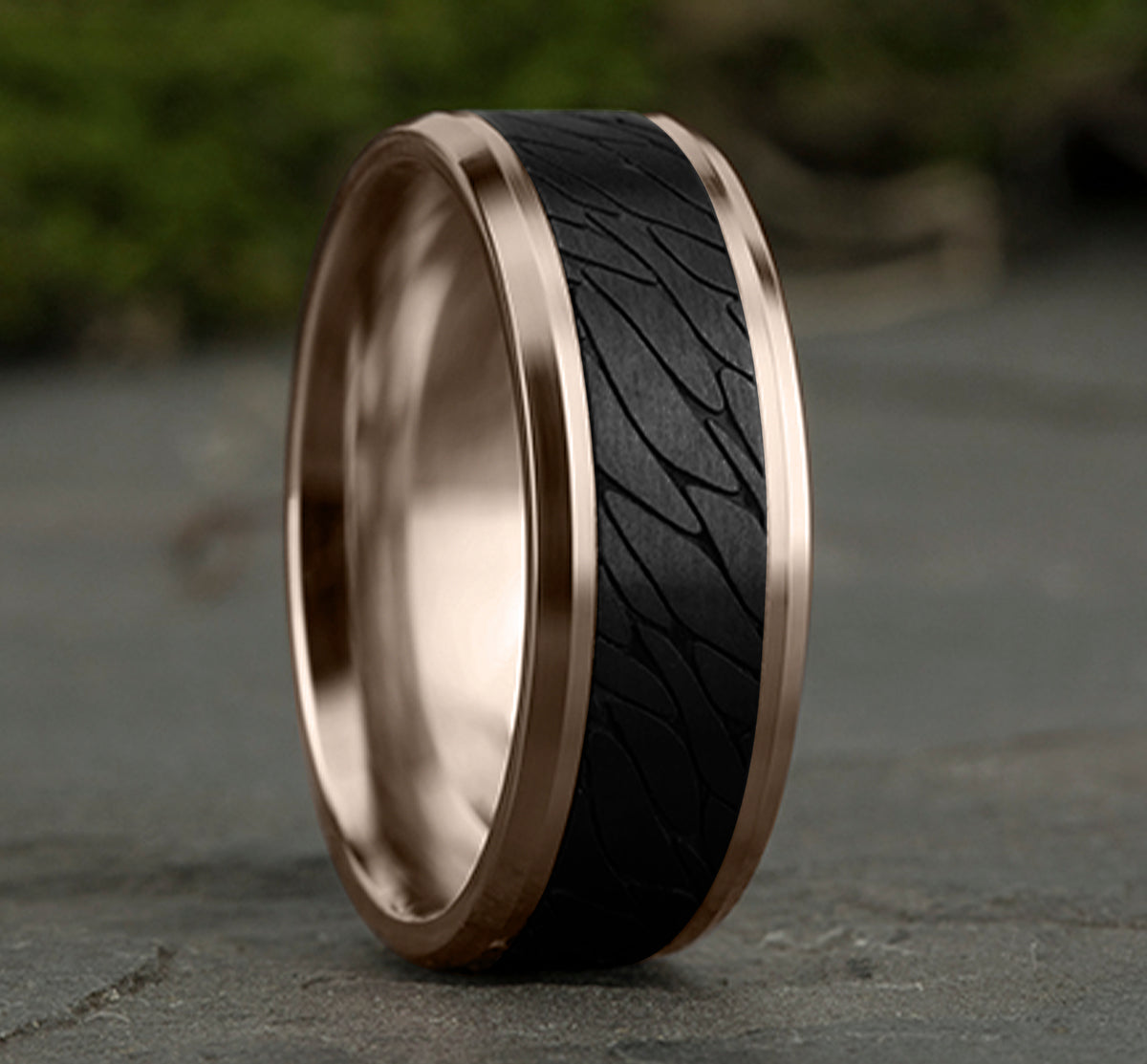 THE DINO - 14K Rose Gold / Black Titanium - image 4