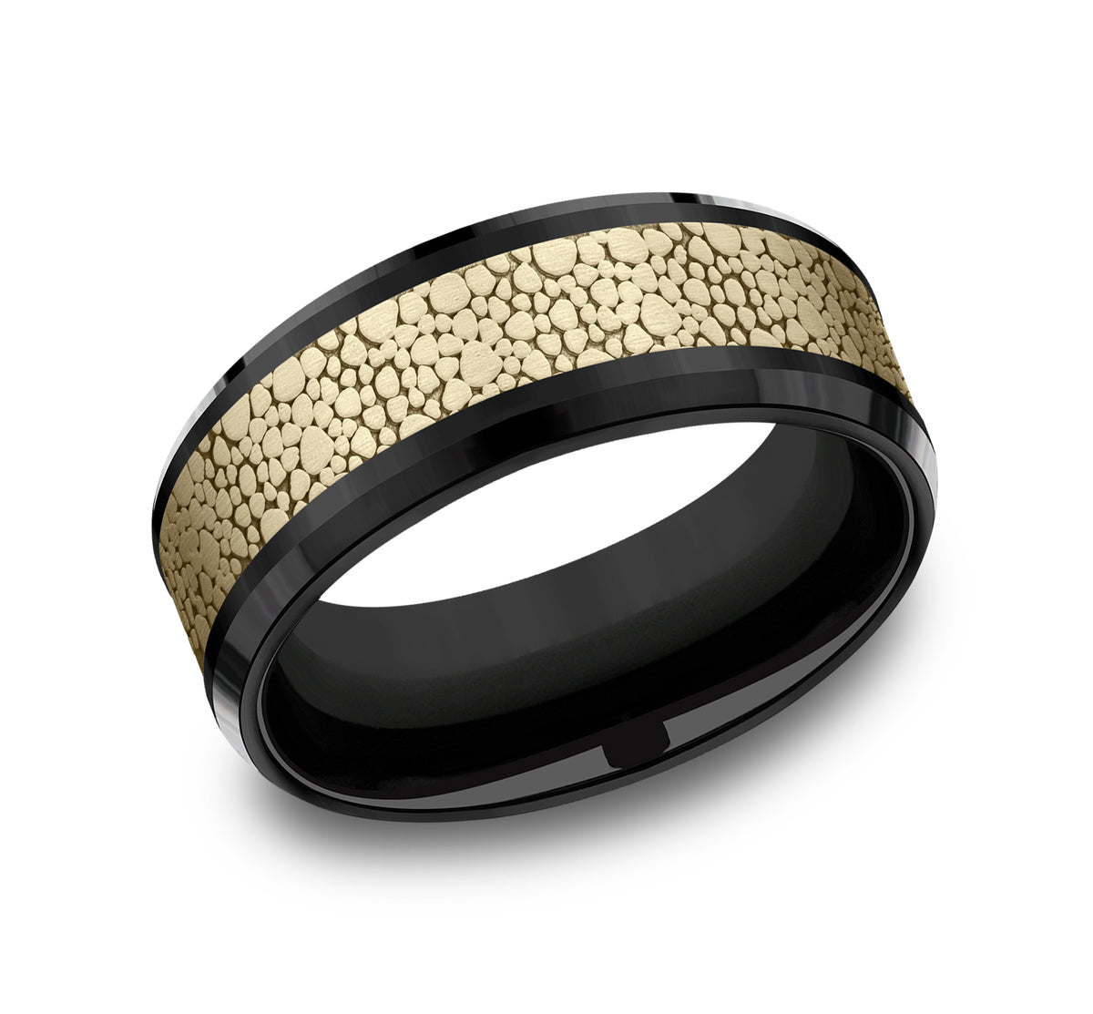 THE QUARRY - Black Titanium / 14K Yellow Gold