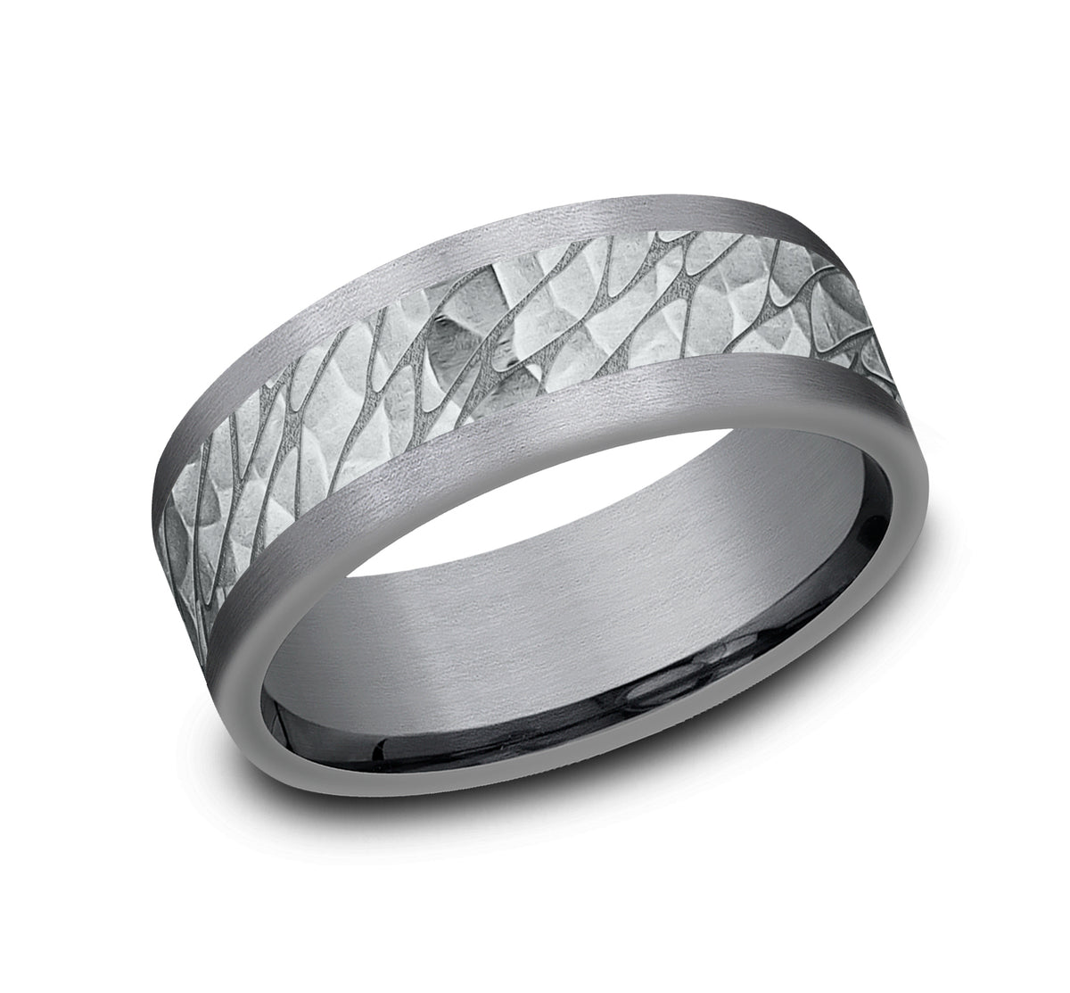 THE NILE - Grey Tantalum / 14K White Gold