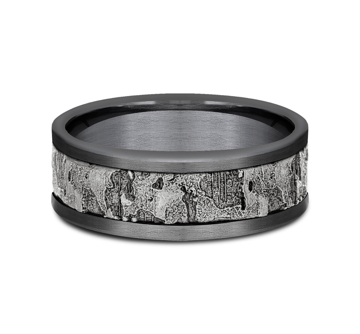 THE STUD - Grey Tantalum / 14K White Gold - image 3