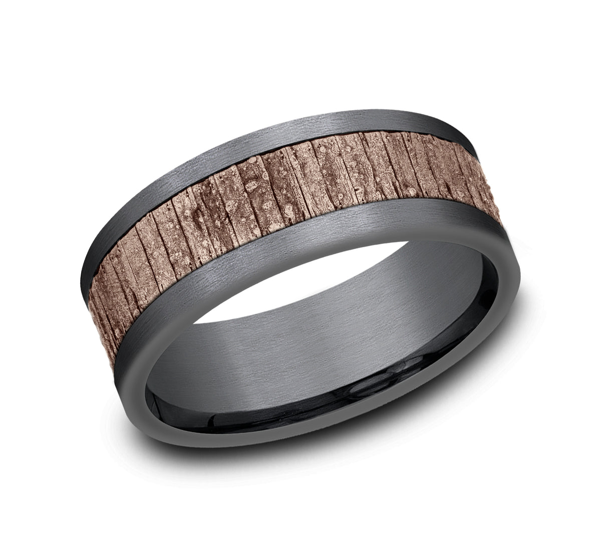 THE ALDER - Grey Tantalum / 14K Rose Gold