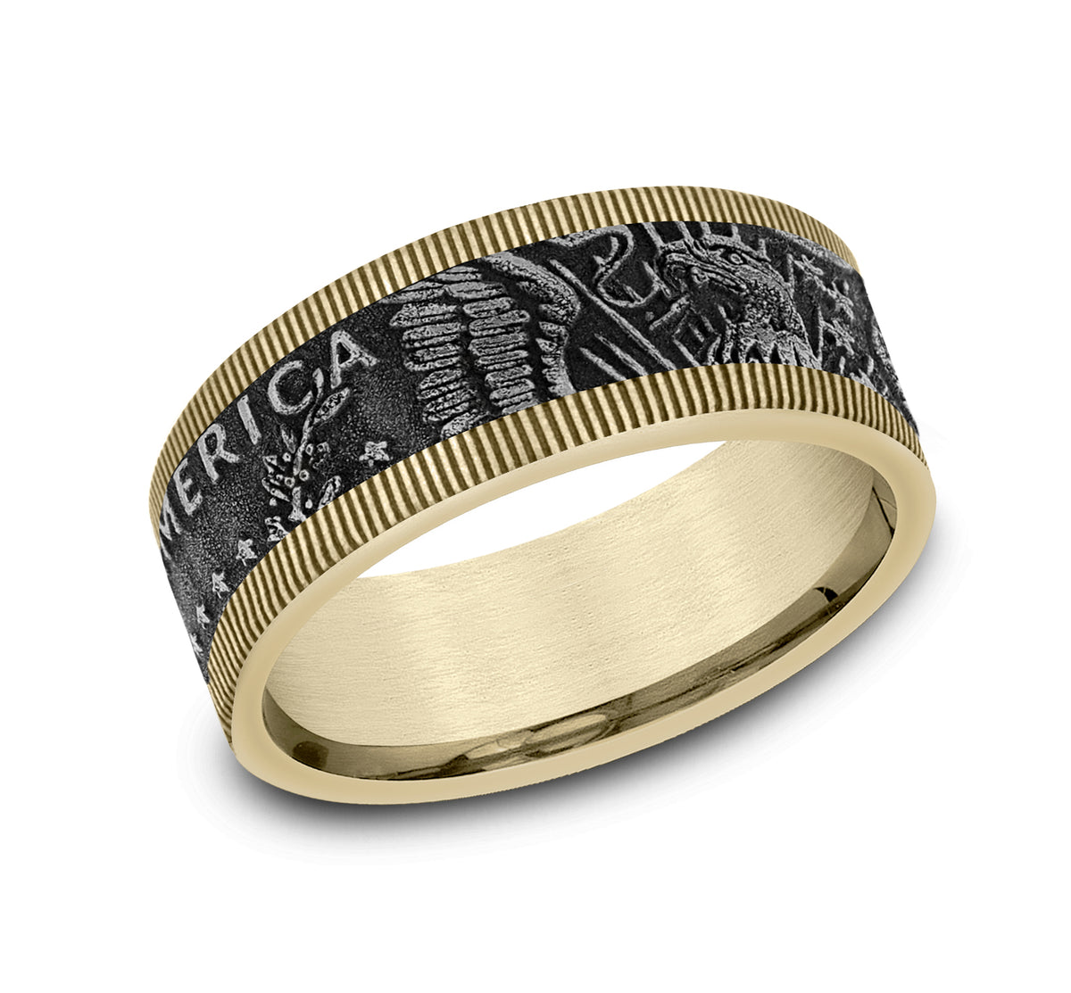THE KENNEDY - 14K Yellow Gold / Grey Tantalum