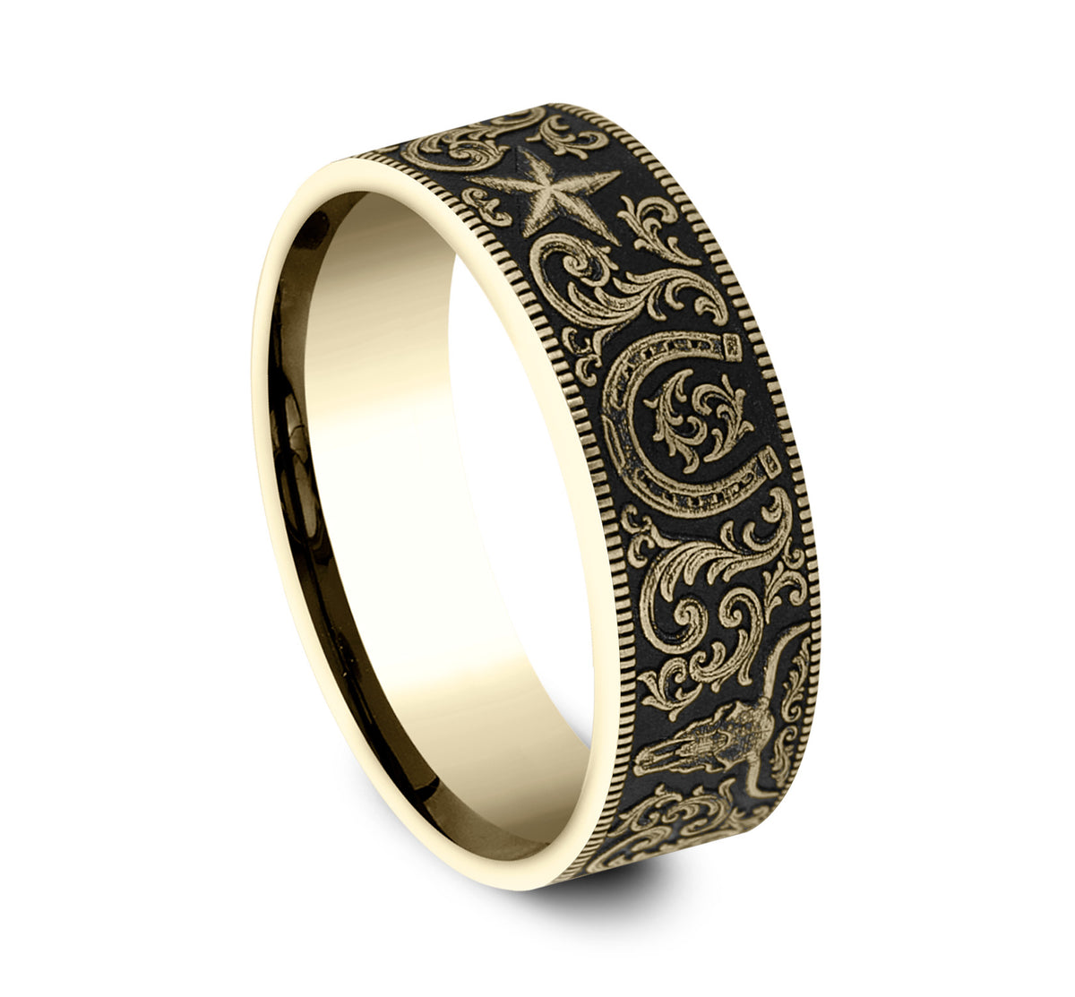 THE WESTERN SCRIPT - 14K Yellow Gold - image 2