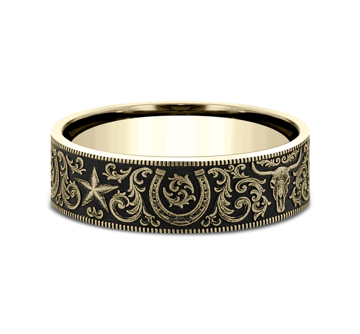THE WESTERN SCRIPT - 14K Yellow Gold - image 3