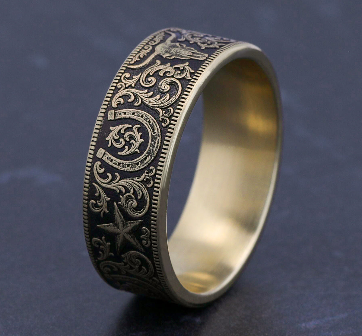 THE WESTERN SCRIPT - 14K Yellow Gold - image 4
