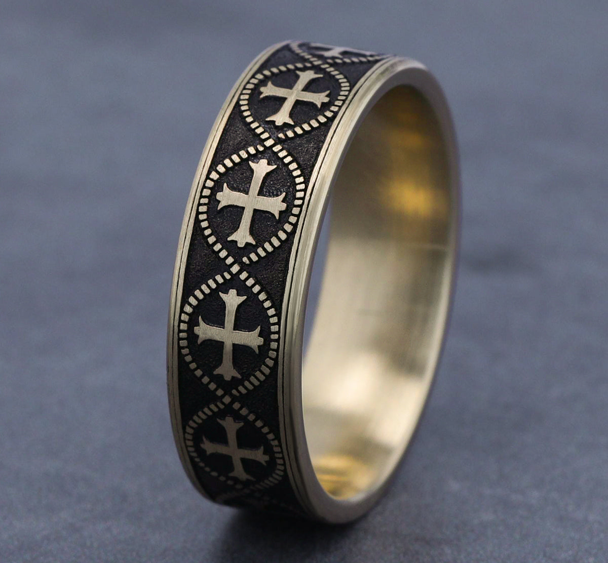 THE CRUSADER - 14K Yellow Gold - image 4