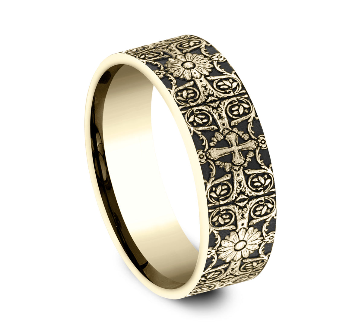 THE CROSS TILES - 14K Yellow Gold - image 2
