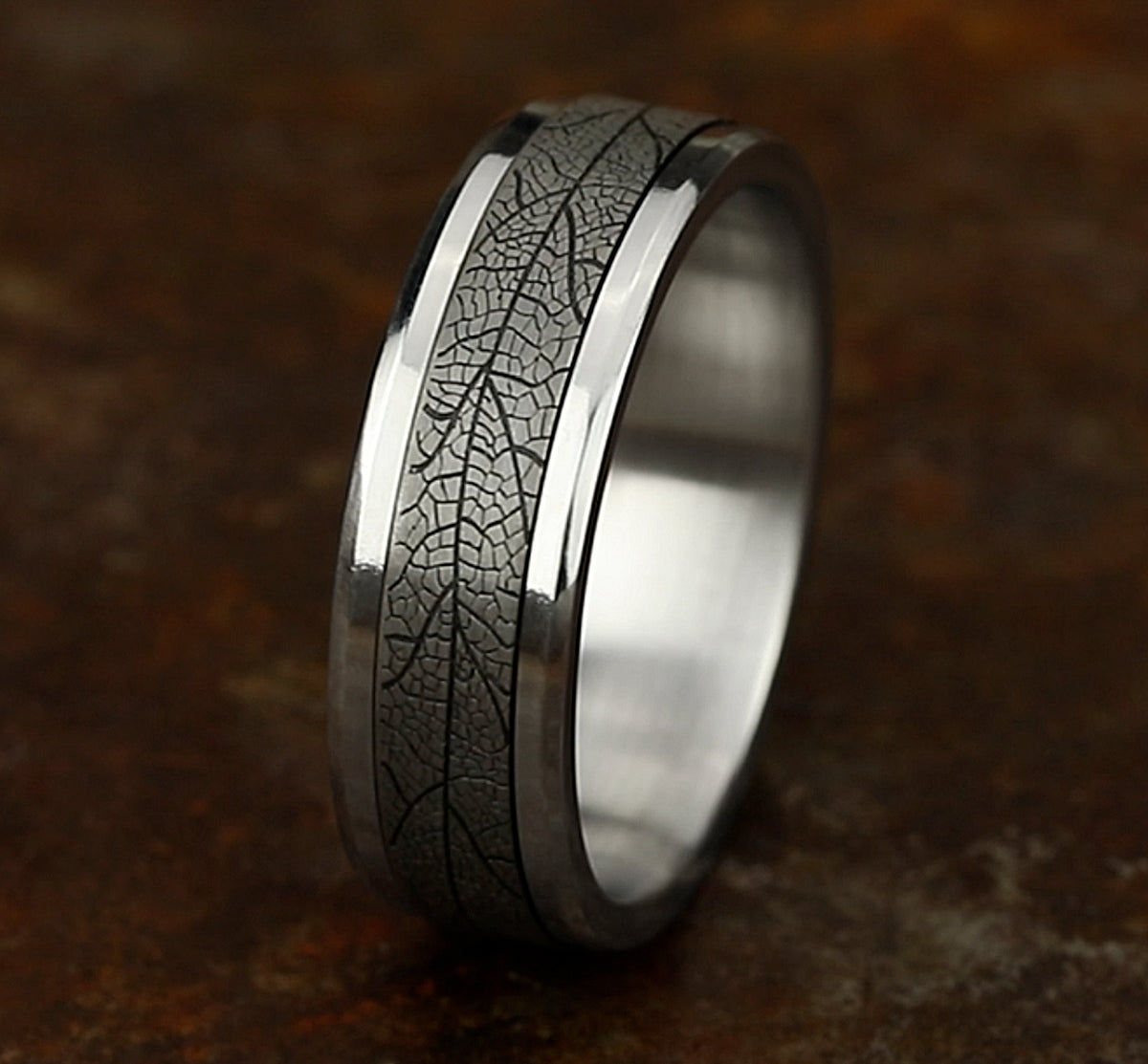 THE BRYCE - 14K White Gold / Grey Tantalum - image 4
