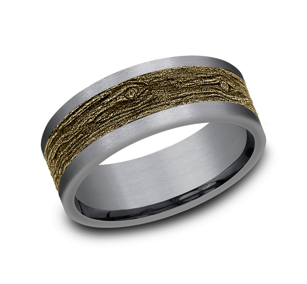 THE ELM - Grey Tantalum / 14K Yellow Gold