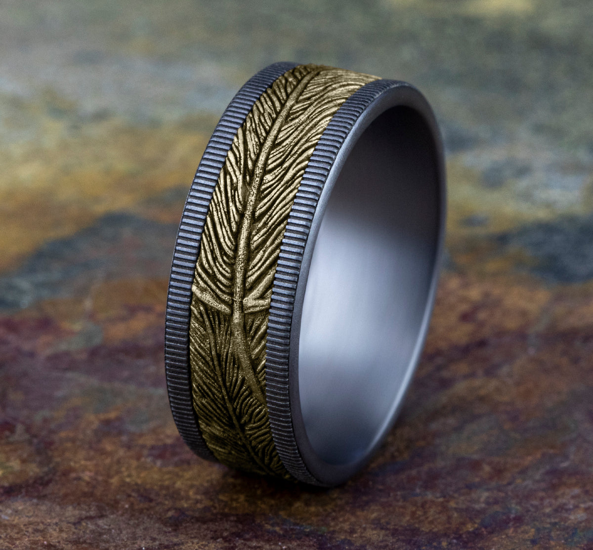 The Kestrel - Grey Tantalum / 14K Yellow Gold - image 4