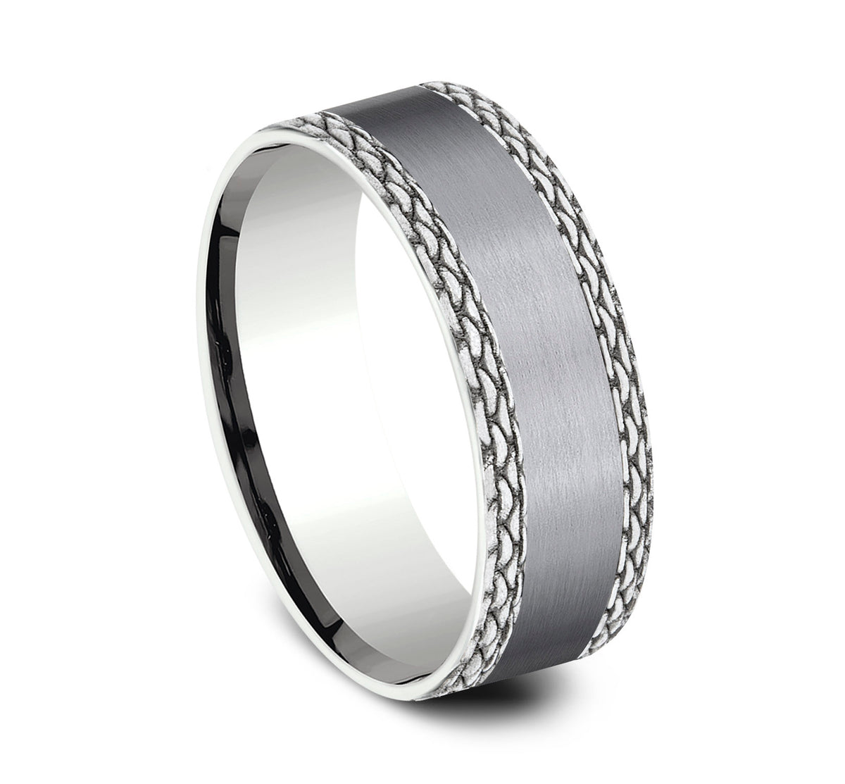 THE LINK - Grey Tantalum / 14K White Gold - image 2