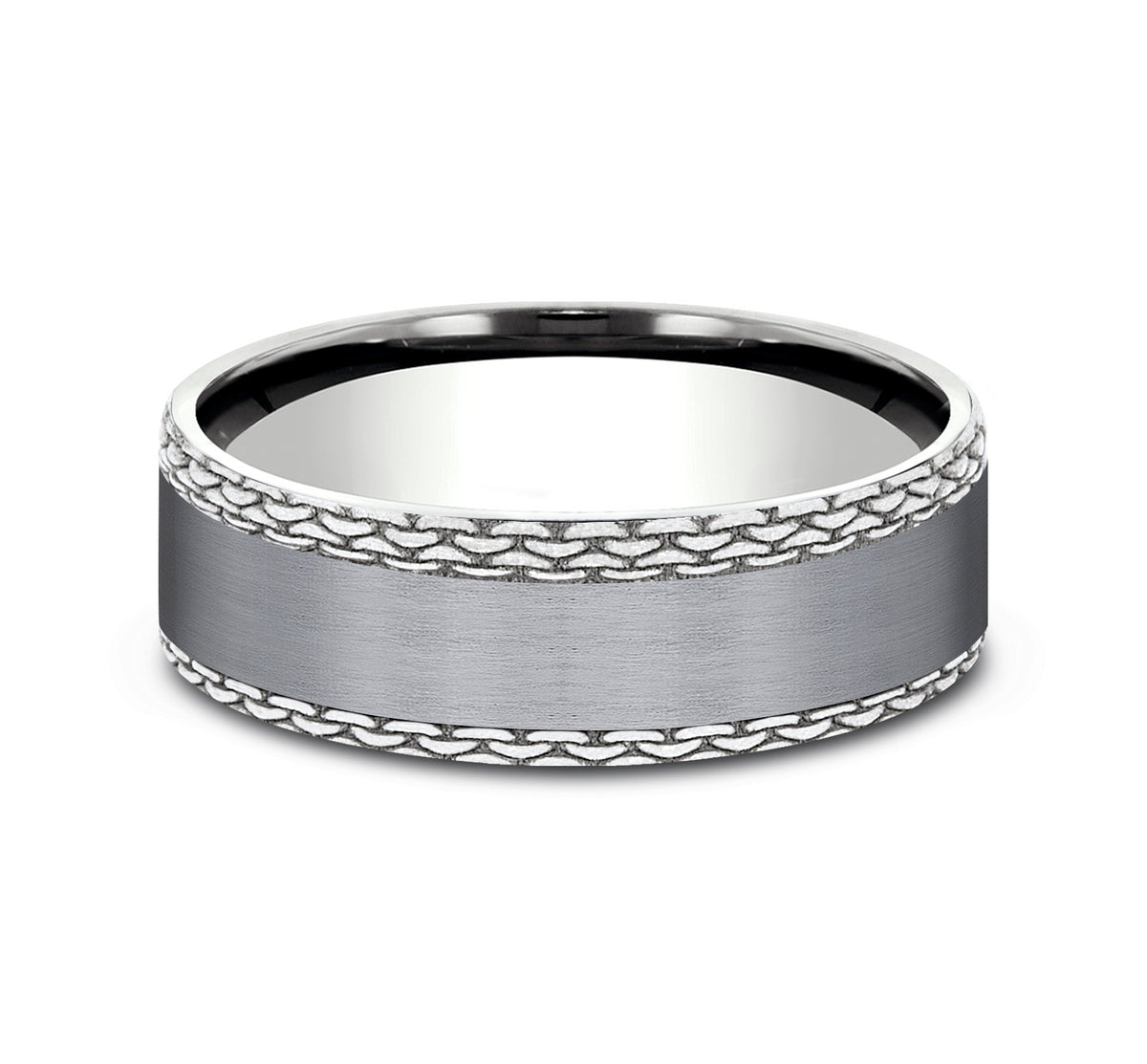 THE LINK - Grey Tantalum / 14K White Gold - image 3