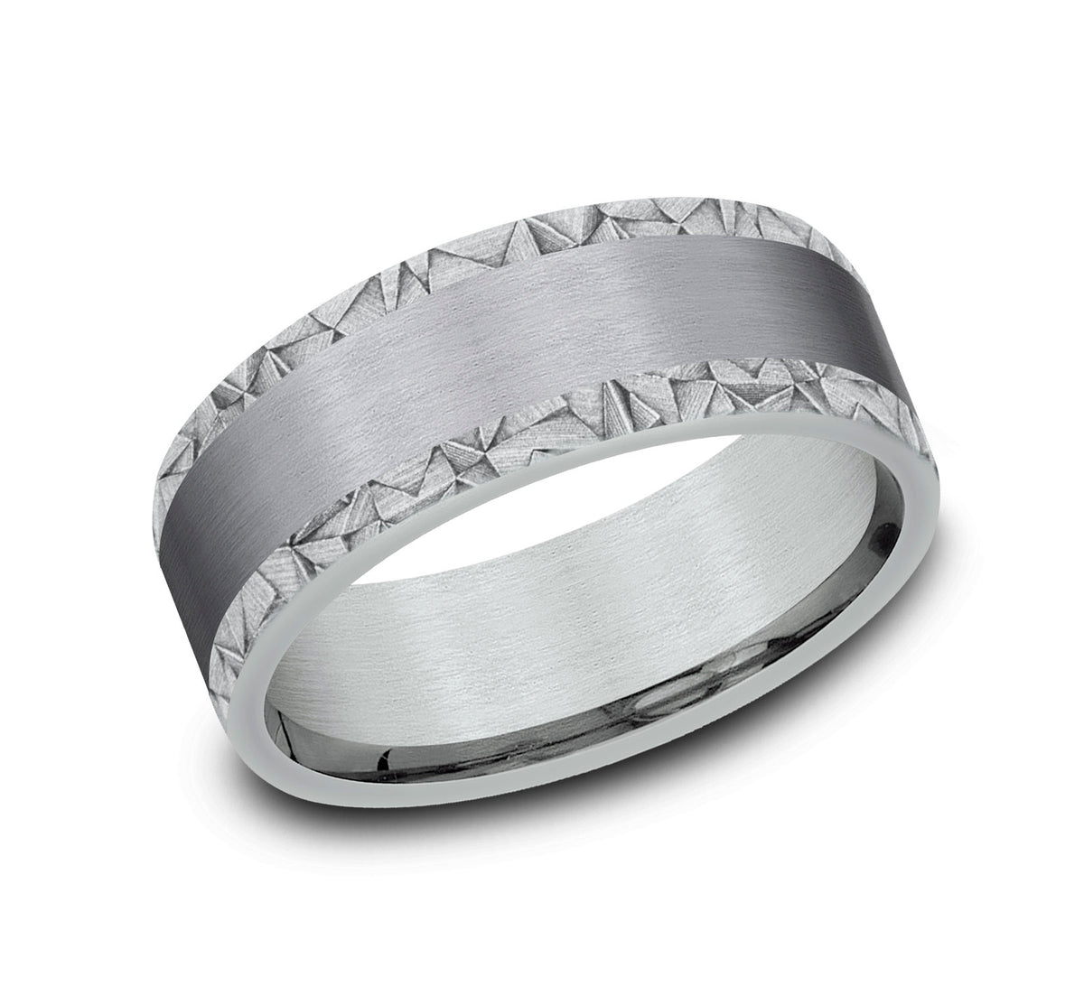 THE MOSAIC - 14K White Gold / Grey Tantalum