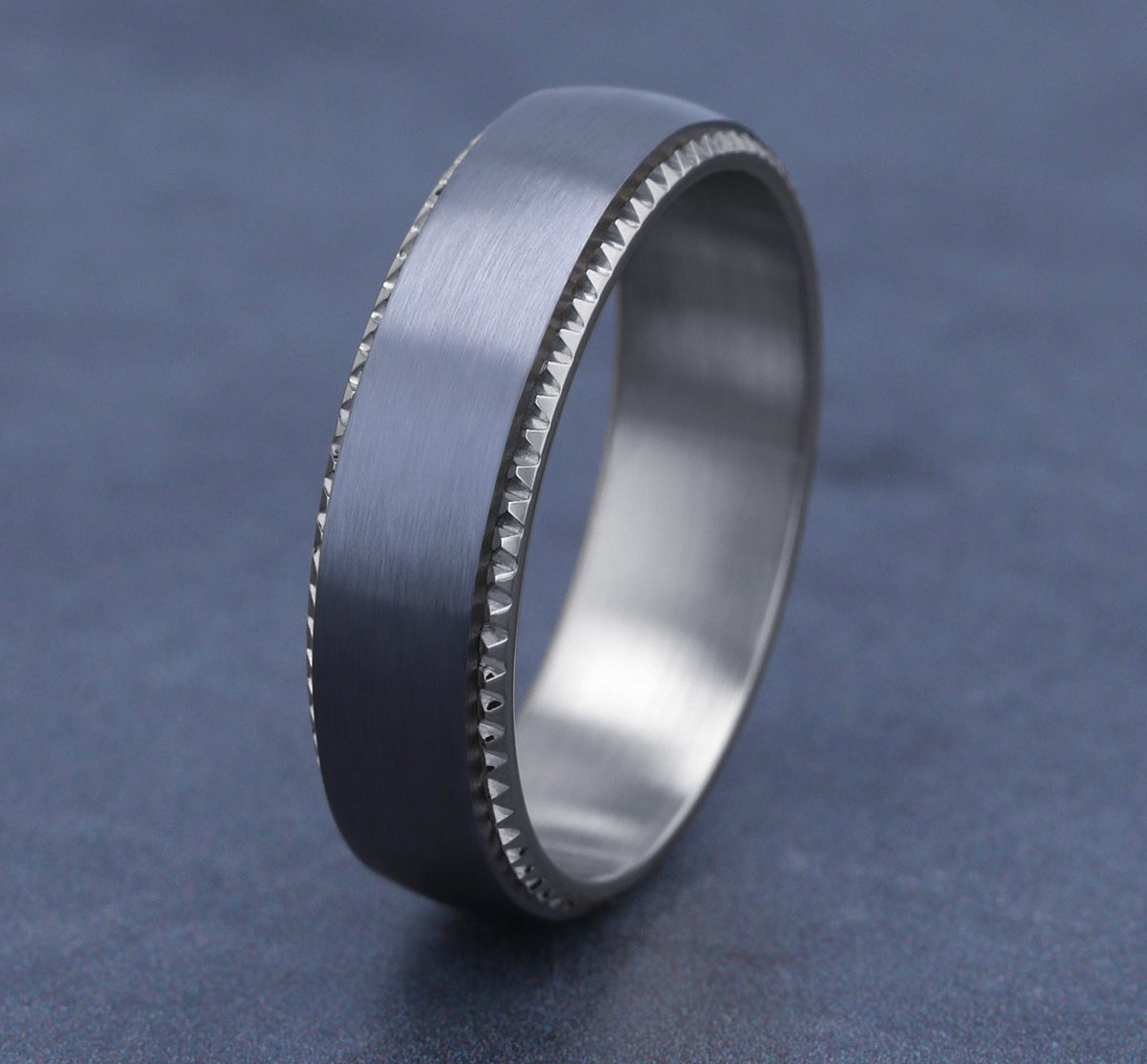 THE VALOR - 14K White Gold / Grey Tantalum - image 4