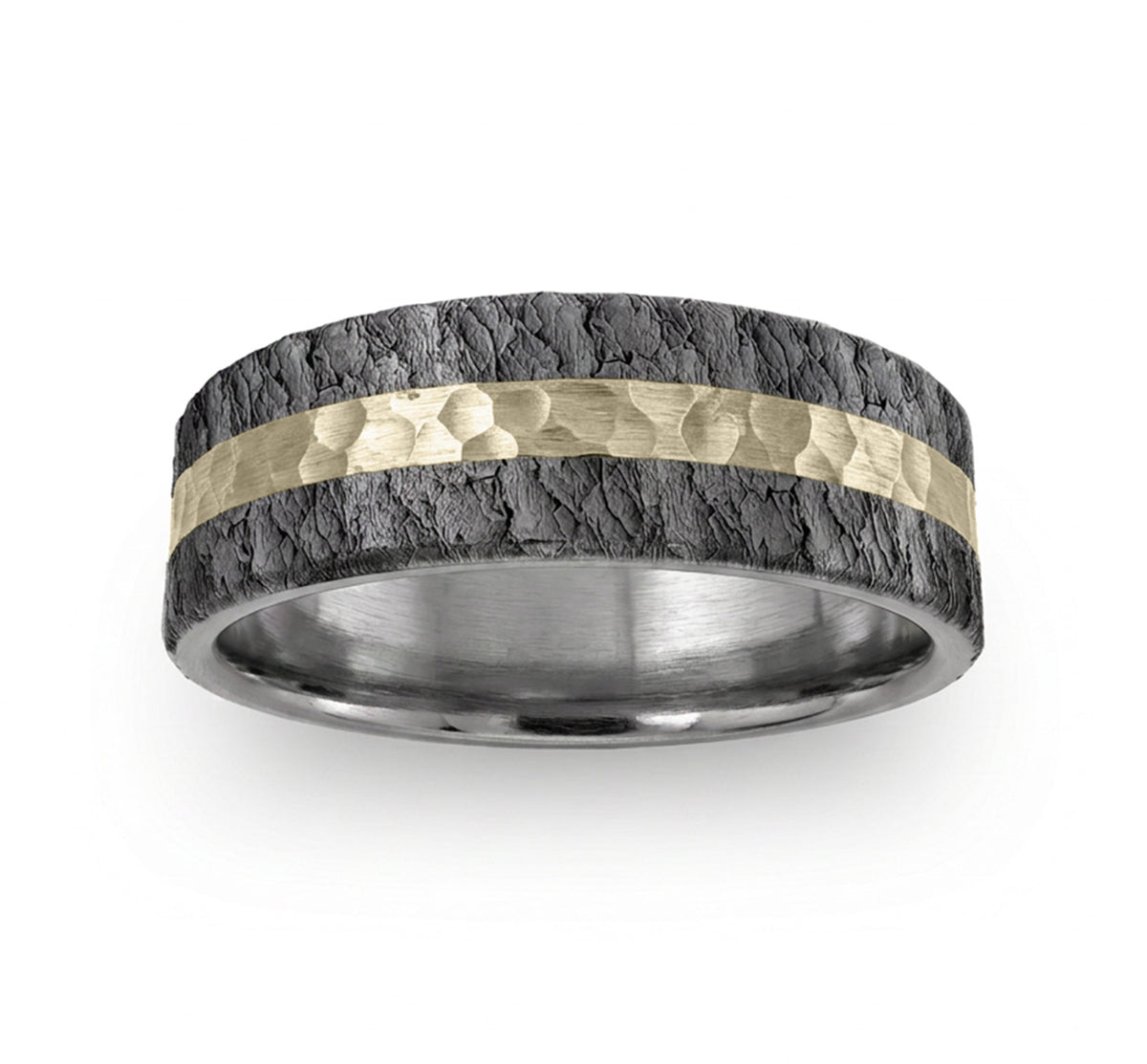 THE RIFT - Grey Tantalum / 14k Yellow Gold - image 3