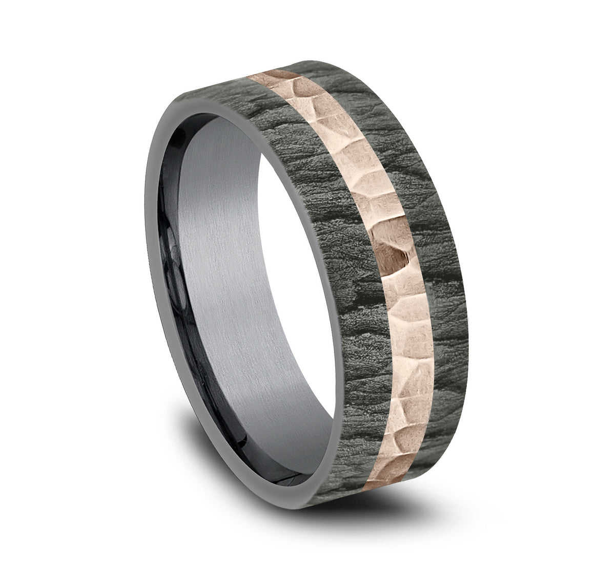 THE RIFT - Grey Tantalum / 14k Rose Gold - image 2