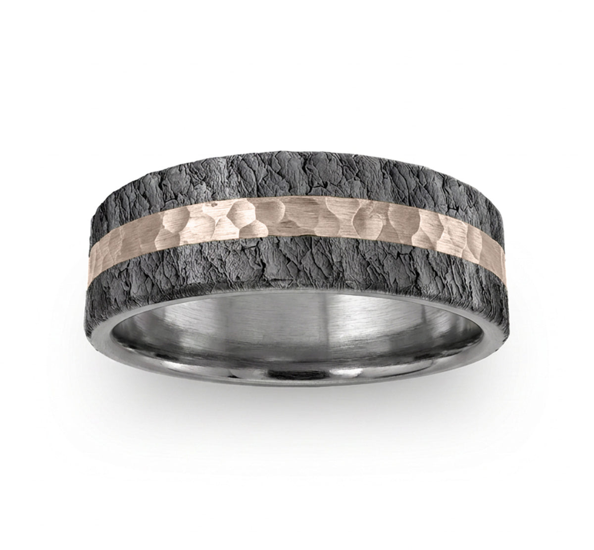 THE RIFT - Grey Tantalum / 14k Rose Gold - image 3